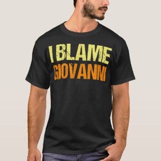 Ich gebe Giovanni Funny Friends Spaß Buddy Know It T-Shirt