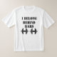 ICH GEBE HINTER BARS Funny Sports Workout T-Shirt (Laydown)