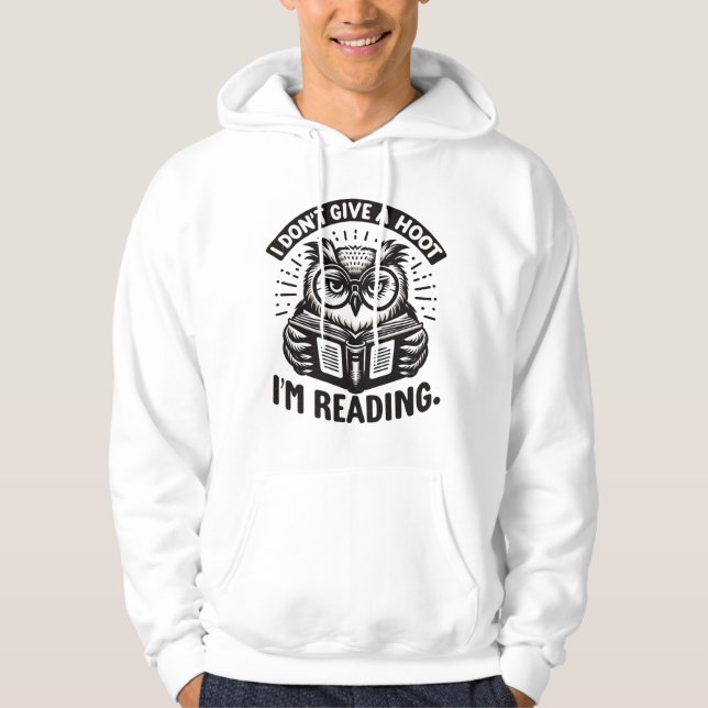 Ich gebe kein Hoot Hoodie (Vorderseite)