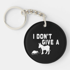Ich gebe kein Ratten-Geschenk lustigen Donkey, Ani Schlüsselanhänger