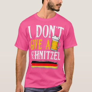 Ich gebe kein Schnitzel Deutscher Bierwurst Funny T-Shirt