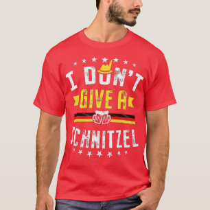 Ich gebe kein Schnitzel Deutscher Bierwurst Funny T-Shirt