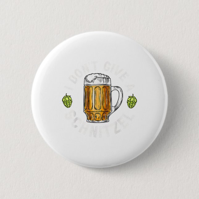 Ich gebe kein Schnitzel Deutschland Flagge Männer  Button (Vorderseite)