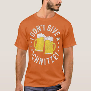 Ich gebe kein Schnitzel Funny Oktoberfest deutsch T-Shirt