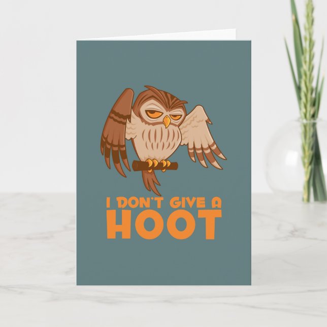Ich gebe keine Hoowl Karte (Vorderseite)
