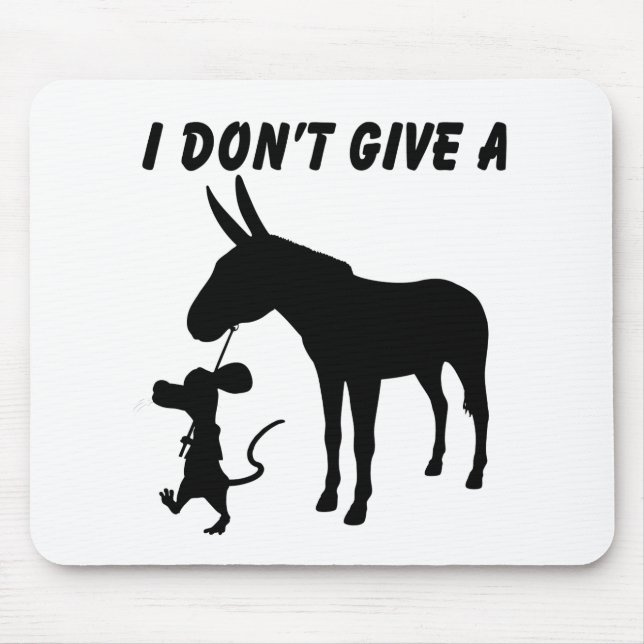 Ich gebe keine Ratten Mousepad (Vorne)