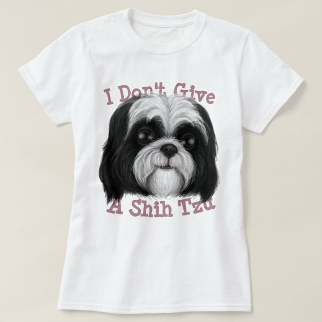 Ich gebe keinen schiitischen Tzu! T-Shirt (Design vorne)