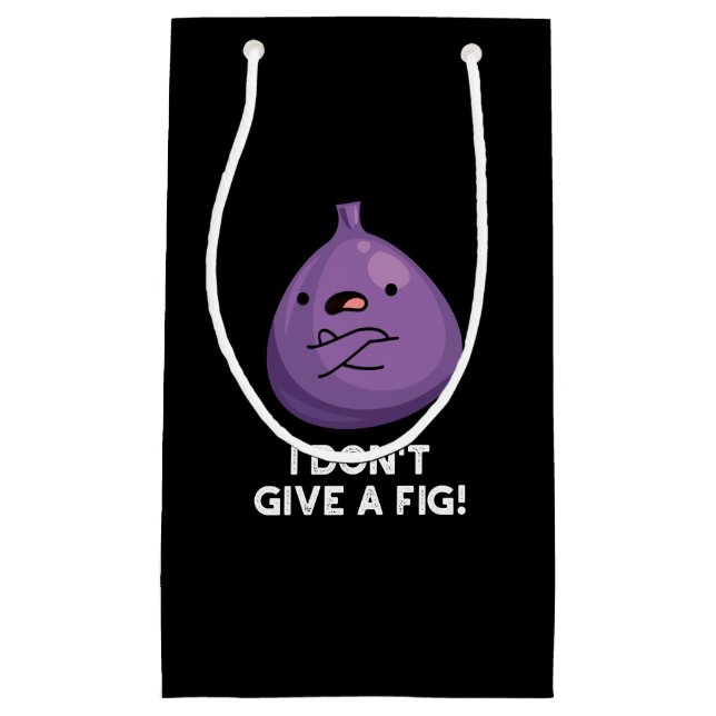 Ich gebe keinen zerkleinerten Früchtekuchen Kleine Geschenktüte (Vorderseite)