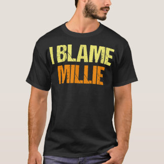 Ich gebe Millie Funny Friends Spaß Buddy weiß es e T-Shirt