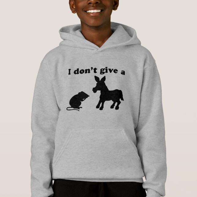 Ich gebe nicht A Hoodie (Vorderseite)