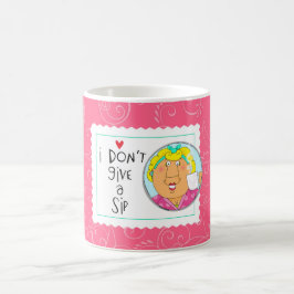 Ich gebe nicht ein Schlückchen Tasse