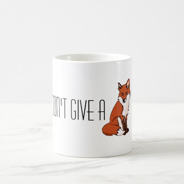 Ich gebe nicht einen Fuchs Kaffeetasse (Mittel)