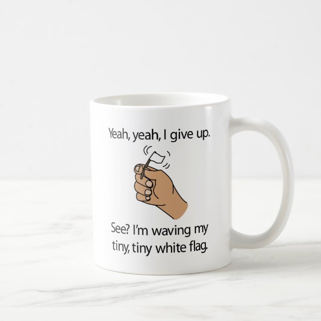 Ich gebe - Tasse auf (Rechts)