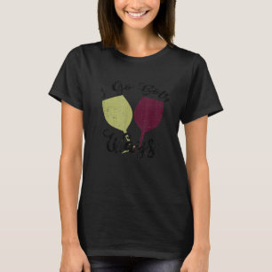 Ich gehe beides Wege Red White Wine Lover Funny Wi T-Shirt