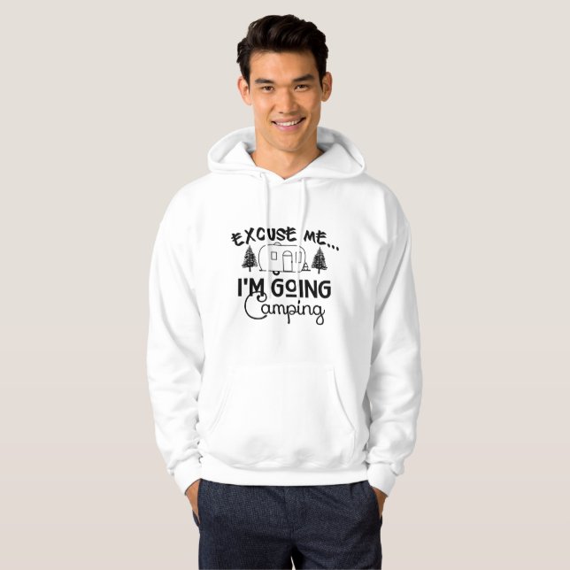 Ich gehe Camping Shirts (Vorne ganz)