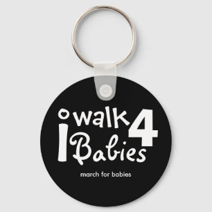 ich gehe für Babys Schlüsselanhänger