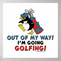 Ich gehe Golf