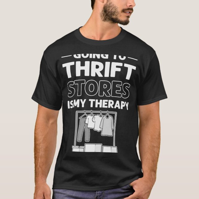 Ich gehe in die Geheimnisse von Thrift Thri T-Shirt (Vorderseite)