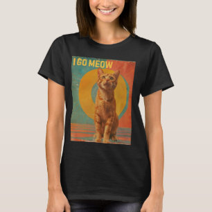 Ich gehe Miau - Lustiges Katzen-Sing-Meme-Design T-Shirt