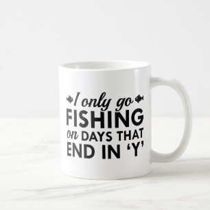 Ich gehe nur angeln kaffeetasse