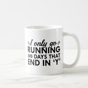 Ich gehe nur laufen kaffeetasse