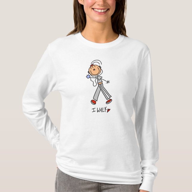 Ich gehe T-Shirt (Vorderseite)