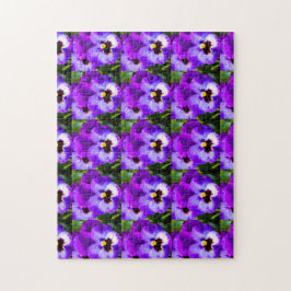 Ich gehe verrückt über Stiefmütterchen Puzzle! Vie Puzzle