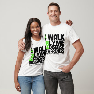 Ich gehe wegen Lyme-Krankheit Bewusstsein T-Shirt