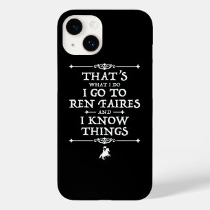 Ich gehe zu Ren Faires und ich weiß Dinge Case-Mate iPhone 14 Hülle