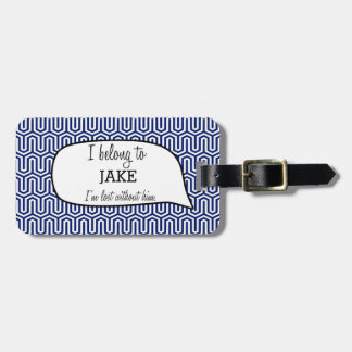 Ich gehöre gepäckanhänger