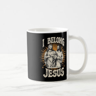 Ich gehöre Jesus Christliche Vintage Jesus Kaffeetasse