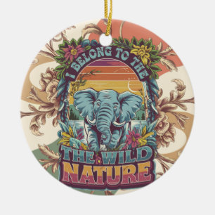 Ich gehöre zu den Liebhabern der Natur Keramik Ornament