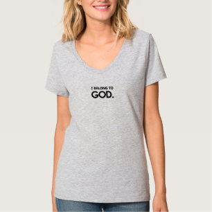 Ich gehöre zu Gott - vom Glauben Inspiriert, anpas T-Shirt