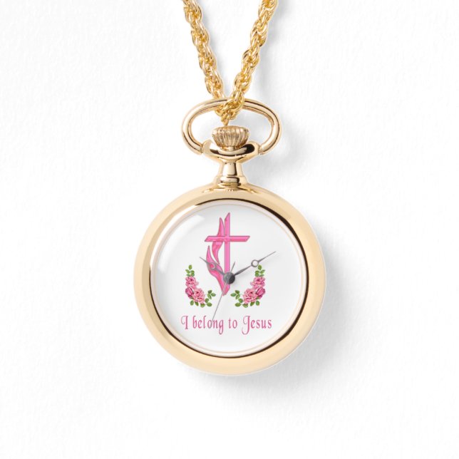 Ich gehöre zu Jesus Gaben Armbanduhr (Vorderseite)