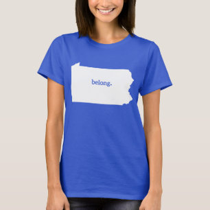 Ich gehöre zu Pennsylvania, Herz T-Shirt