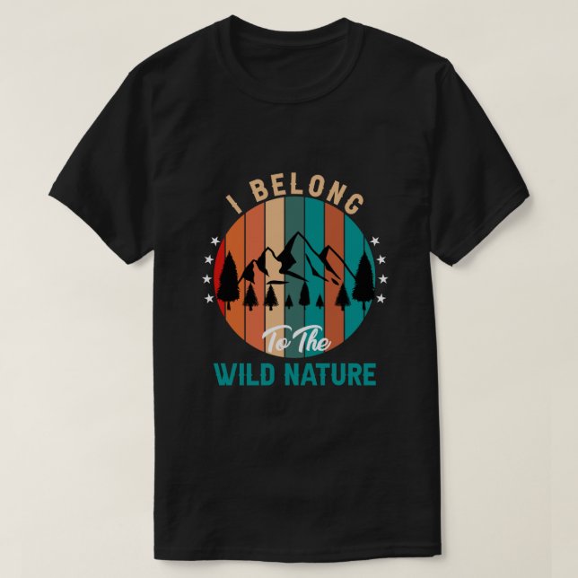 Ich gehöre zum T - Shirt der Natur (Design vorne)