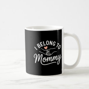 Ich gehöre zur Mutti süße minimalistische Mama Mut Kaffeetasse