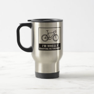 Ich genieße die Pension Funny Bicycle Bike Reisebecher
