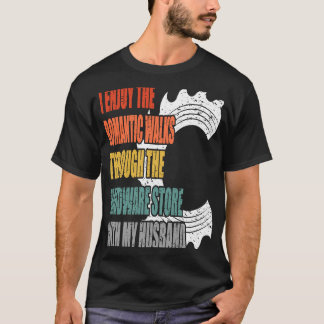 Ich genieße die romantischen Spaziergänge durch di T-Shirt