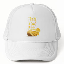 Ich genieße eine gute Kartoffel lustiges Food Desi