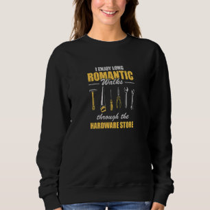 Ich genieße lange romantische Spaziergänge durch d Sweatshirt