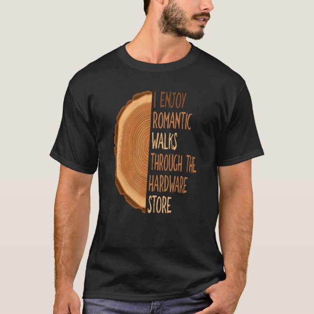 Ich genieße lange romantische Spaziergänge durch d T-Shirt (Vorderseite)