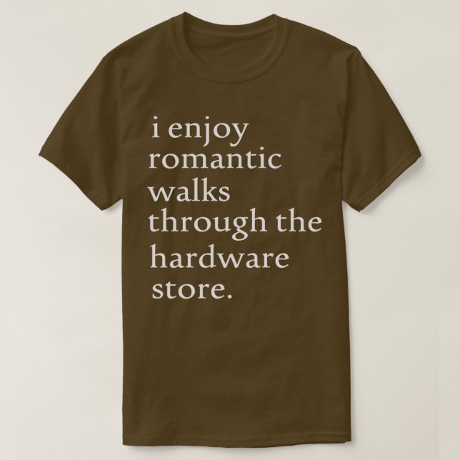 Ich genieße romantische Spaziergänge durch den Har T-Shirt (Design vorne)