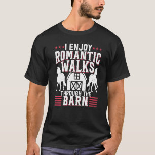 Ich genieße romantische Spaziergänge durch die Sch T-Shirt