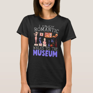 Ich genieße romantische Spaziergänge zum Flüstermu T-Shirt