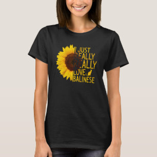 Ich gerade wirklich Liebe balinesische Frauen Männ T-Shirt