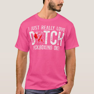 Ich gerade wirklich Liebe Martial Art Muay Thai Du T-Shirt