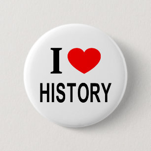 Ich ❤️ GESCHICHTE Ich liebe Geschichte Ich mag Ges Button