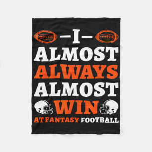 Ich gewinne fast immer fast bei Fantasy Football Fleecedecke
