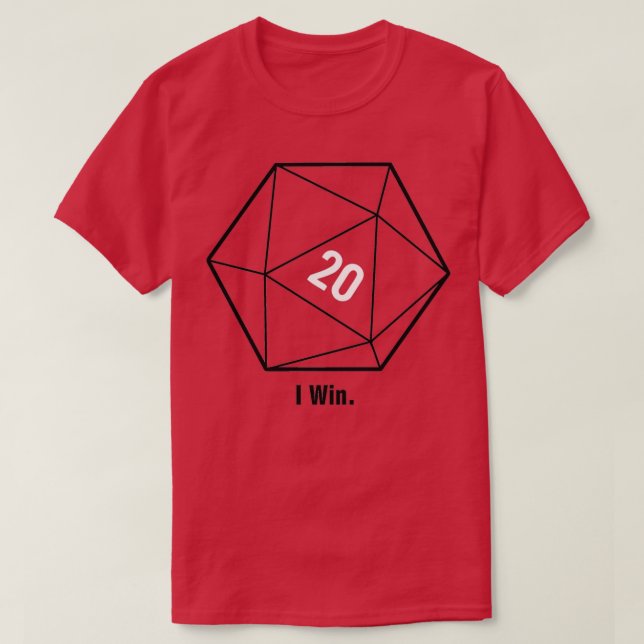 Ich gewinne T-Shirt (Design vorne)
